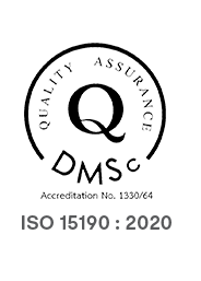 DMSC ISO 15190:2020 Accreditation Logo