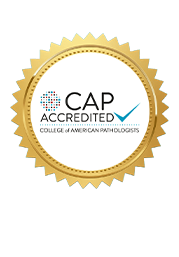 CAP Accredited College of American Pathologists Seal