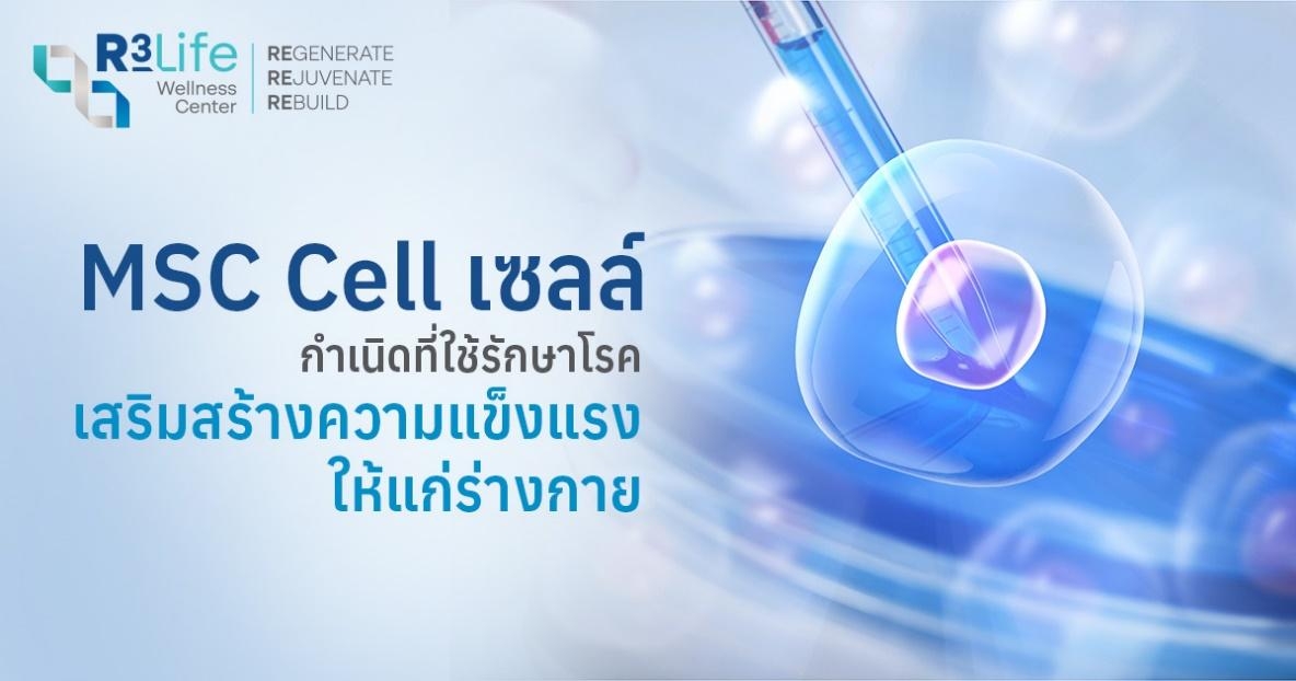 MSC Cell คืออะไร นวัตกรรมใหม่ที่ช่วยชะลอวัยและดูแลสุขภาพ