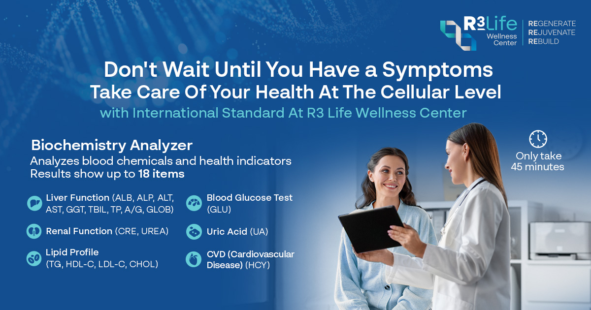 HCY-lowering IV drip with vitamins and antioxidants for heart health and longevity.