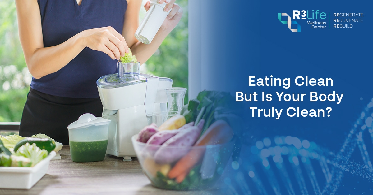 Eating Clean but Still Toxic? Understanding Pesticide Residue, Heavy Metals, and Medical Detox Solutions
