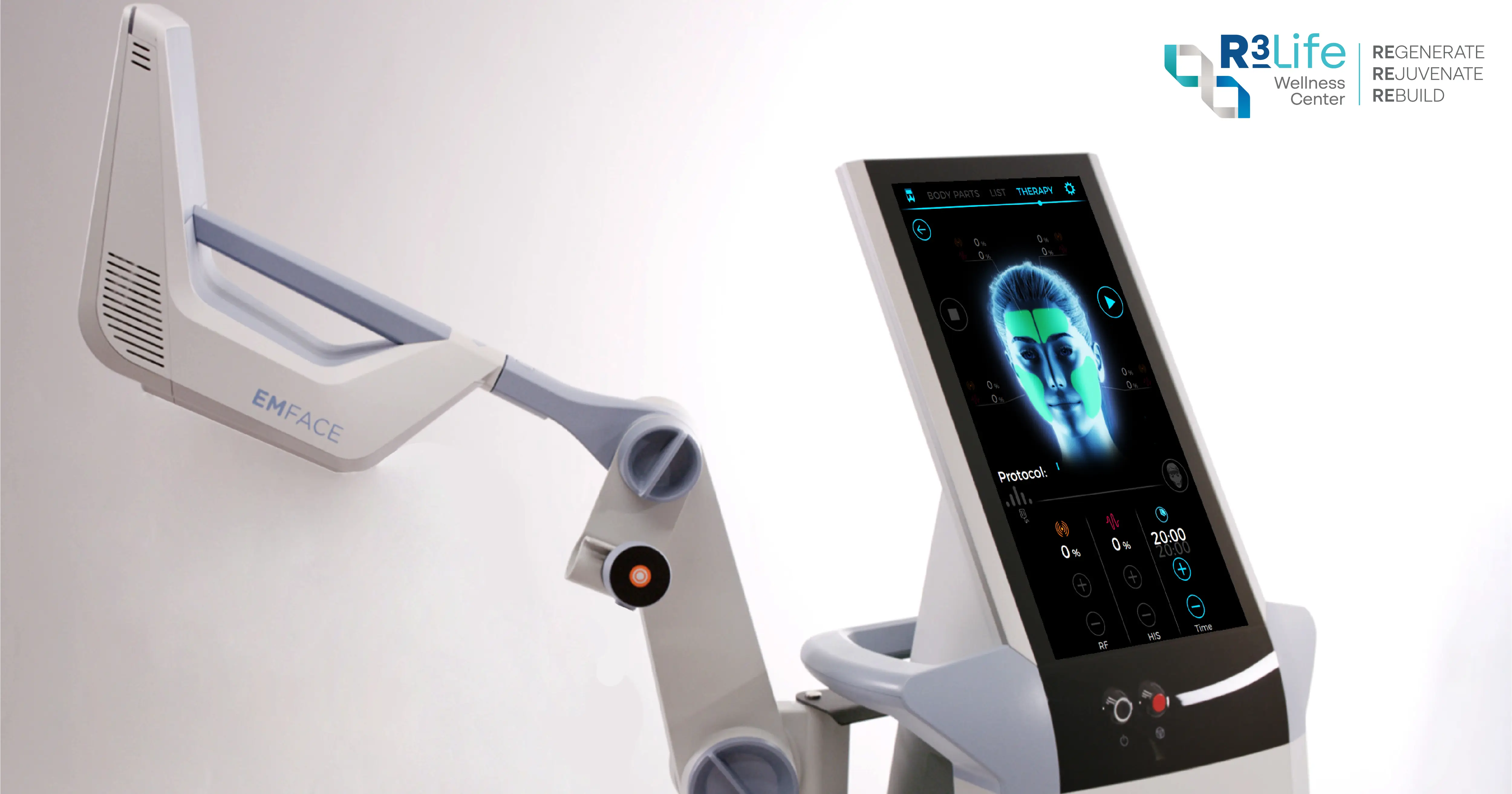 What is Emface? R3 Life's EMface machine