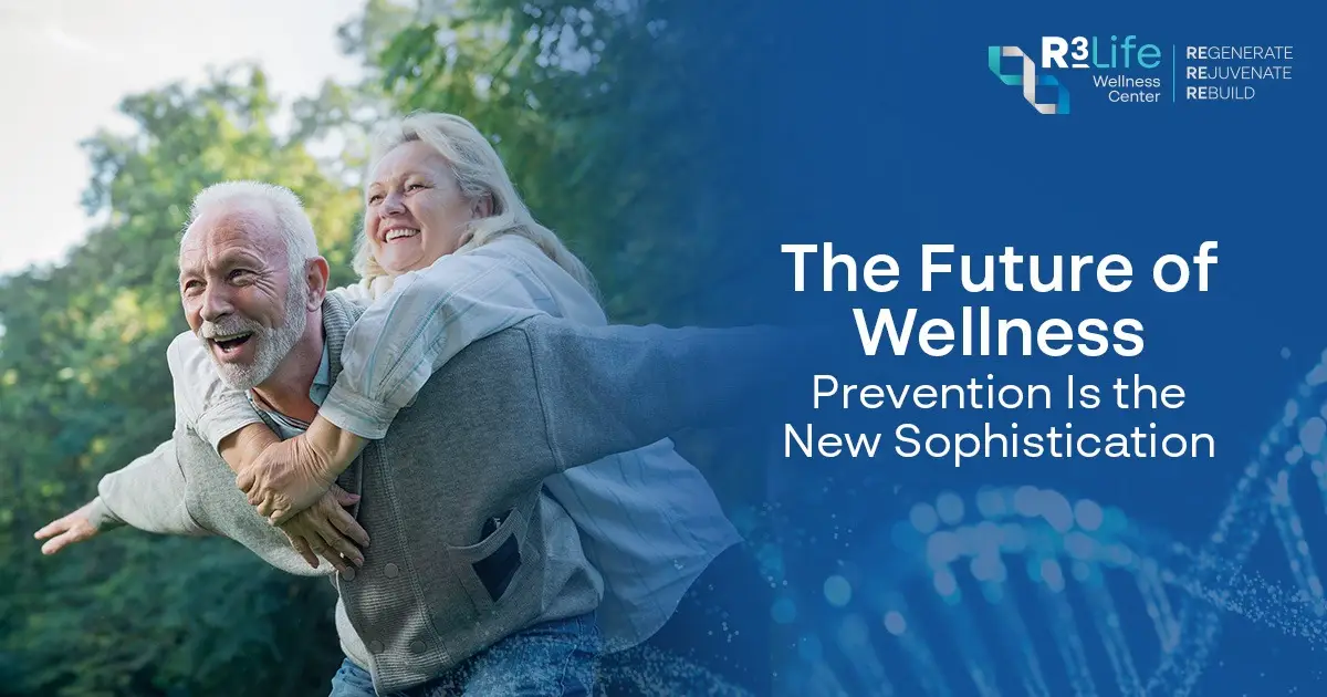 Preventive wellness and luxury healthcare at R3 Life Wellness Center Bangkok, offering personalized anti-aging&longevity therapies, and precision supplements for optimal health, vitality, and natural beauty.
