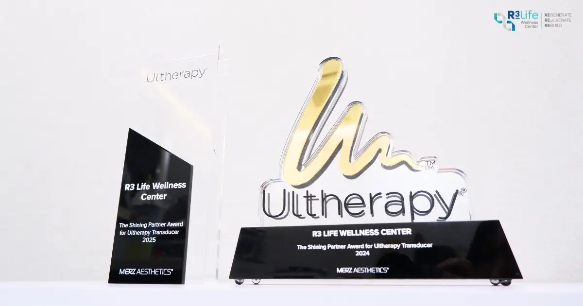 Award-winning Ultherapy provider in Bangkok – R3 Life Wellness Center honored with Merz Shining Partner Award 2025