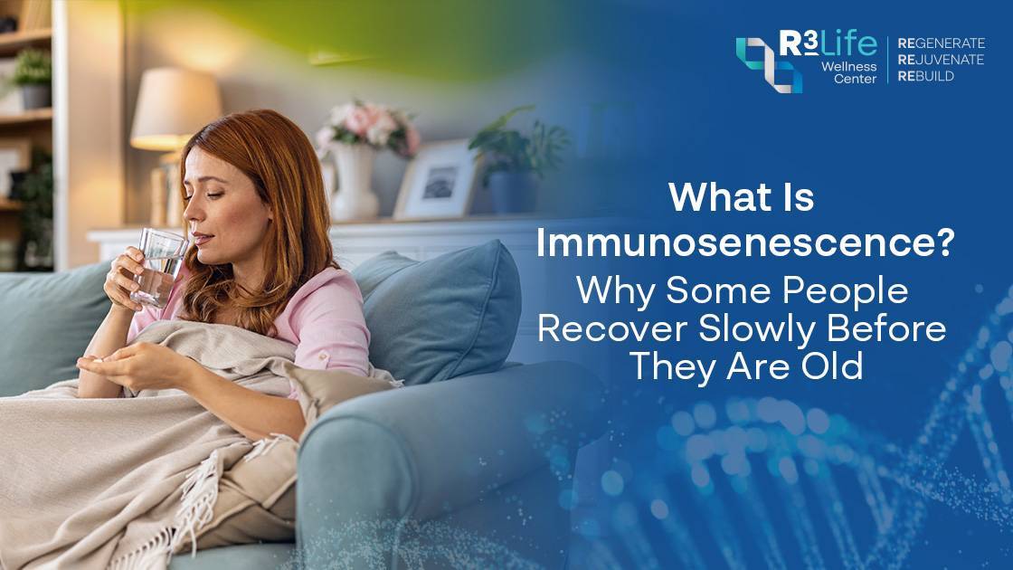 Immunosenescence คืออะไร? ทำไมบางคนอายุยังไม่มาก แต่ฟื้นตัวช้า | R3 Life  3
