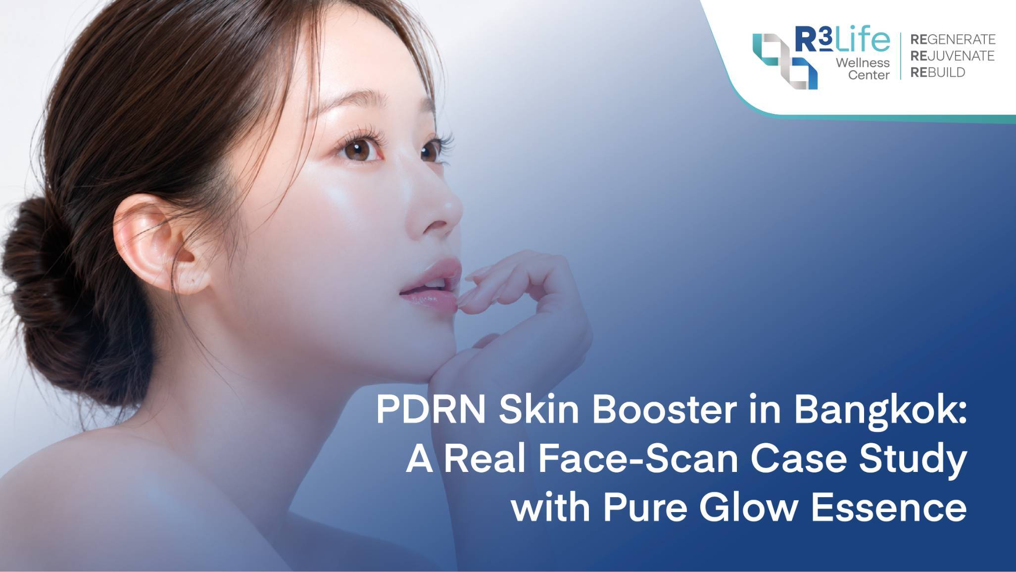 PDRN skin booster case study with Pure Glow Essence at R3 Life Wellness Center Bangkok