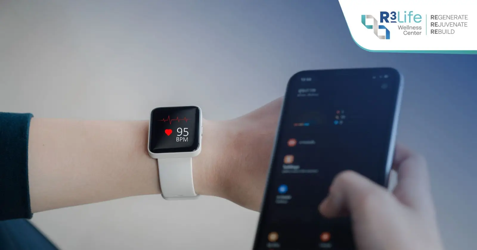อุปกรณ์ Wearable แสดงข้อมูลอัตราการเต้นหัวใจ HRV การนอนหลับ และการฟื้นตัวของร่างกาย